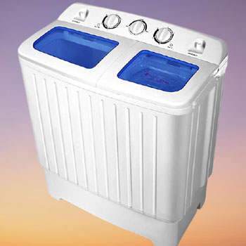 Photo Giantex portable, compact, twin tub washing machine (Model EP21684)